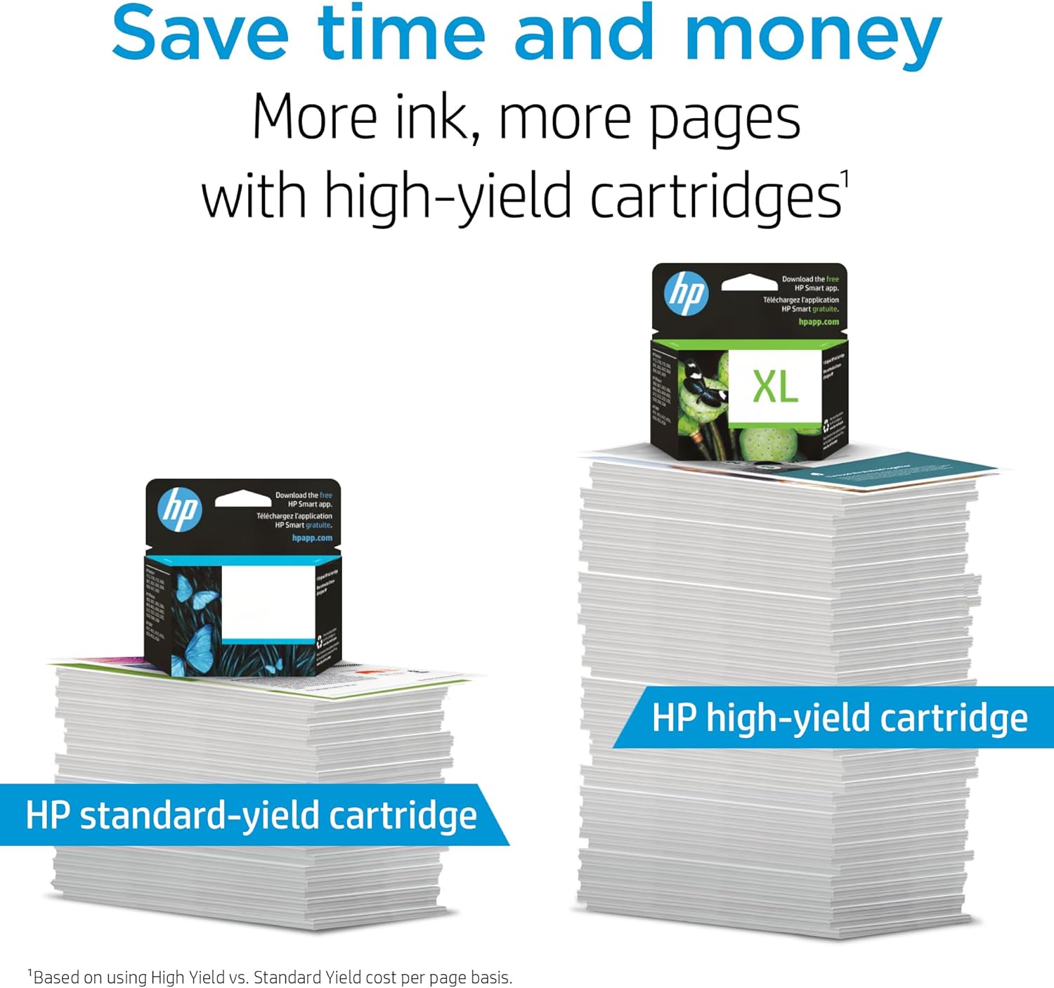 HP 64 Black & Tri-Color Ink Cartridges Printers (Combo Pack) - X4D92AN image 3