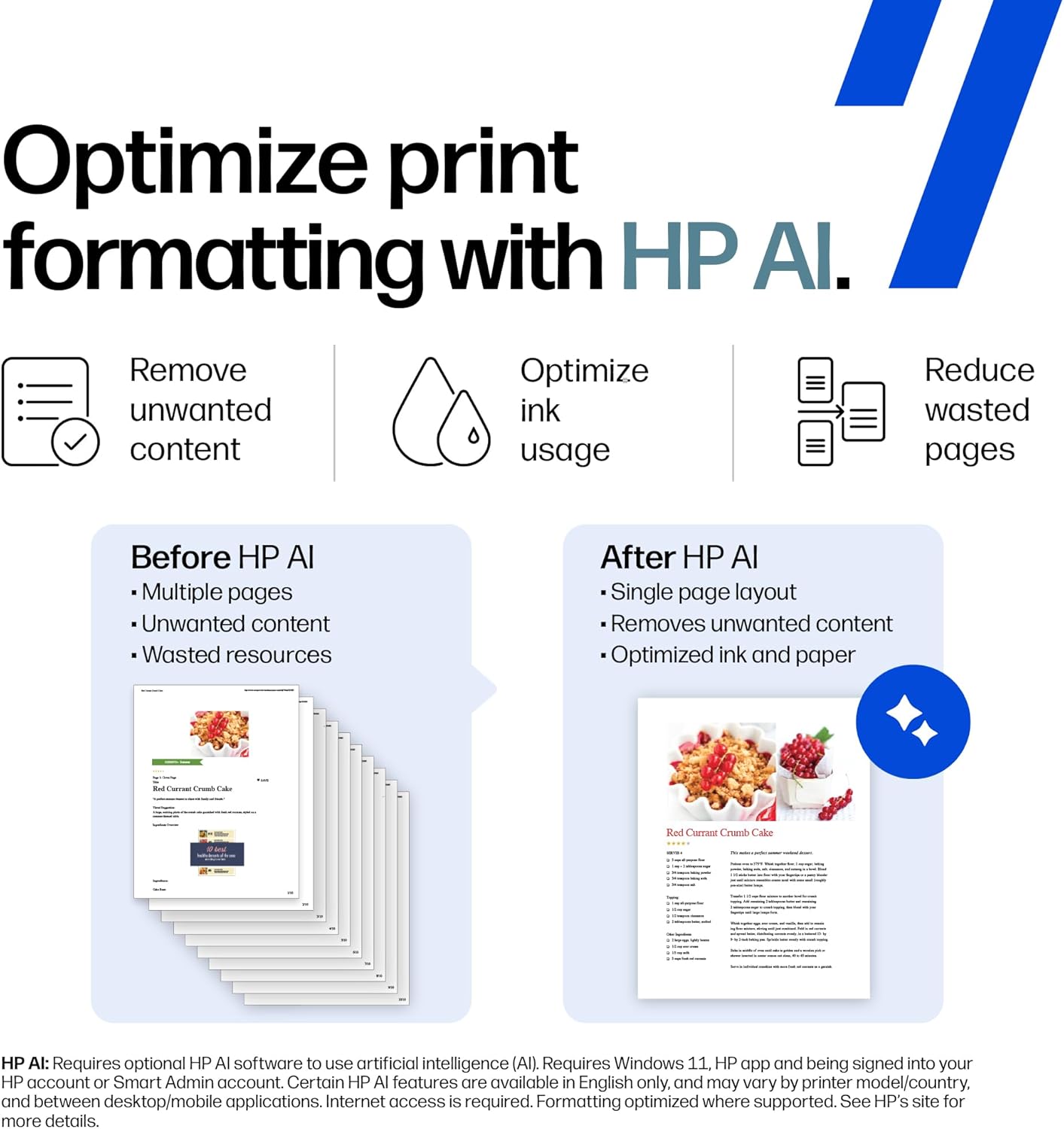HP DeskJet 2923 Wireless All-in-One Color Inkjet Printer, Scanner, Copier, 6 Month Trial of Instant Ink Included, AI-Capable (B18JWA) image 4