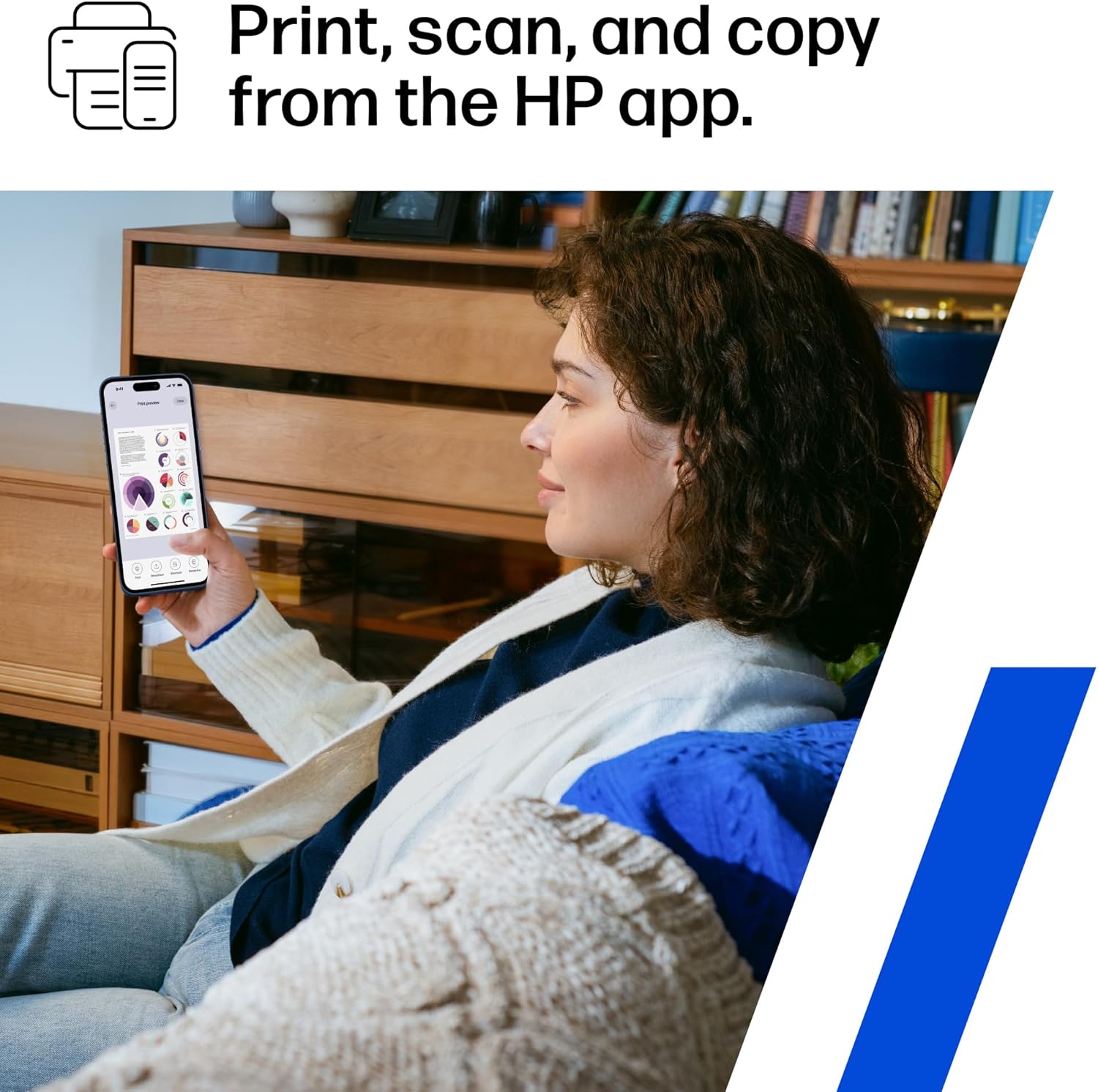 HP OfficeJet Pro 8125e Wireless All-in-One Color Inkjet Printer, Print, scan, Copy, ADF, Duplex Printing Best-for-Home Office, 3 Month Instant Ink Trial Included, AI-Enabled (405T6A) image 5