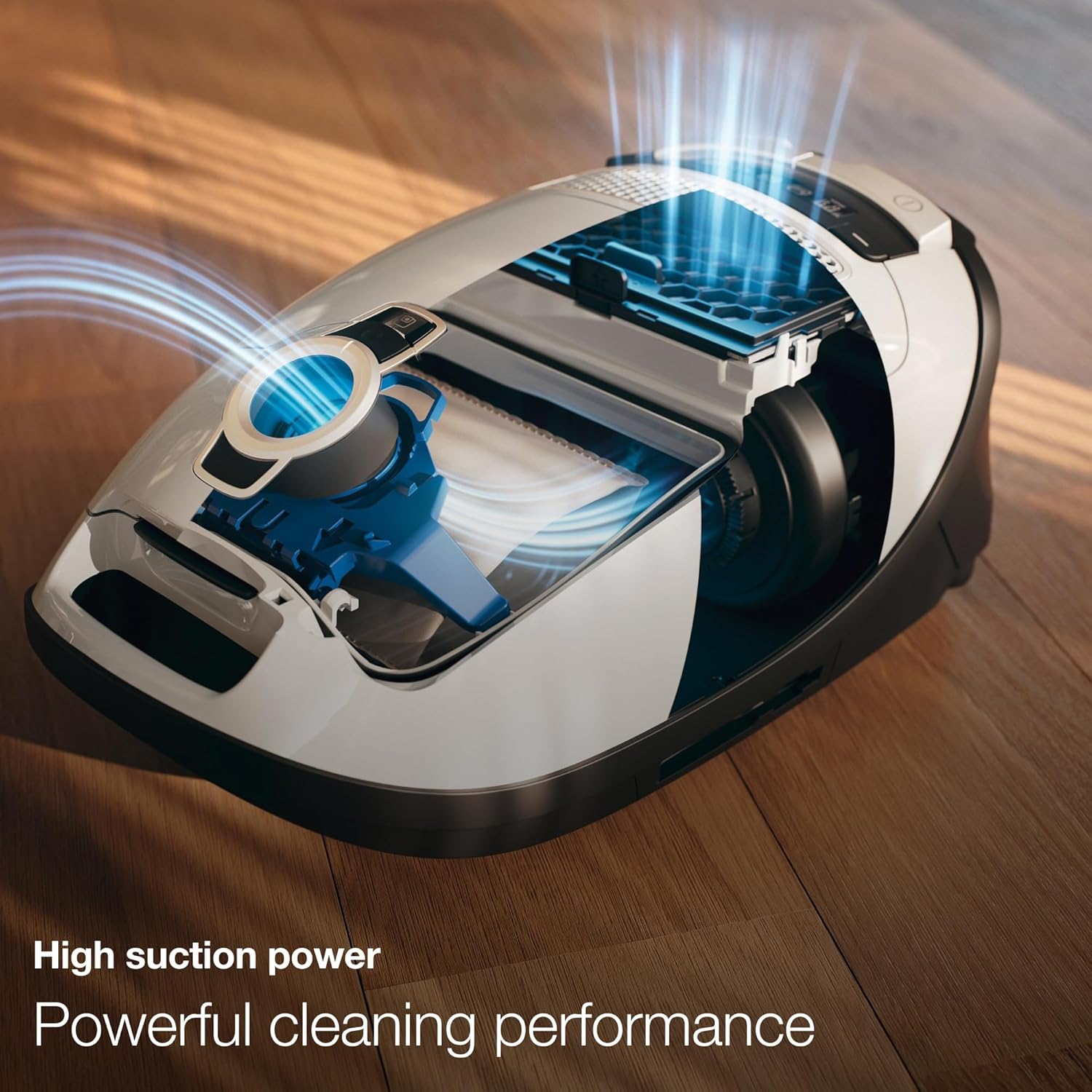 Miele Classic C1 Turbo Team Bagged Canister Vacuum, Tech Blue - Portable, Household - 5 Year Warranty - 41BAN044USA image 2