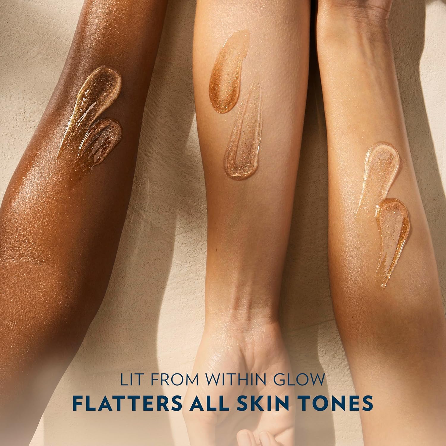Vaseline Glazed and Glisten Sunlit Glow Body Gel Oil Vanilla Cocoa Shimmering with Ultra-Hydrating Lipids and 100% Pure Cocoa Butter, 6.8 Oz image 5